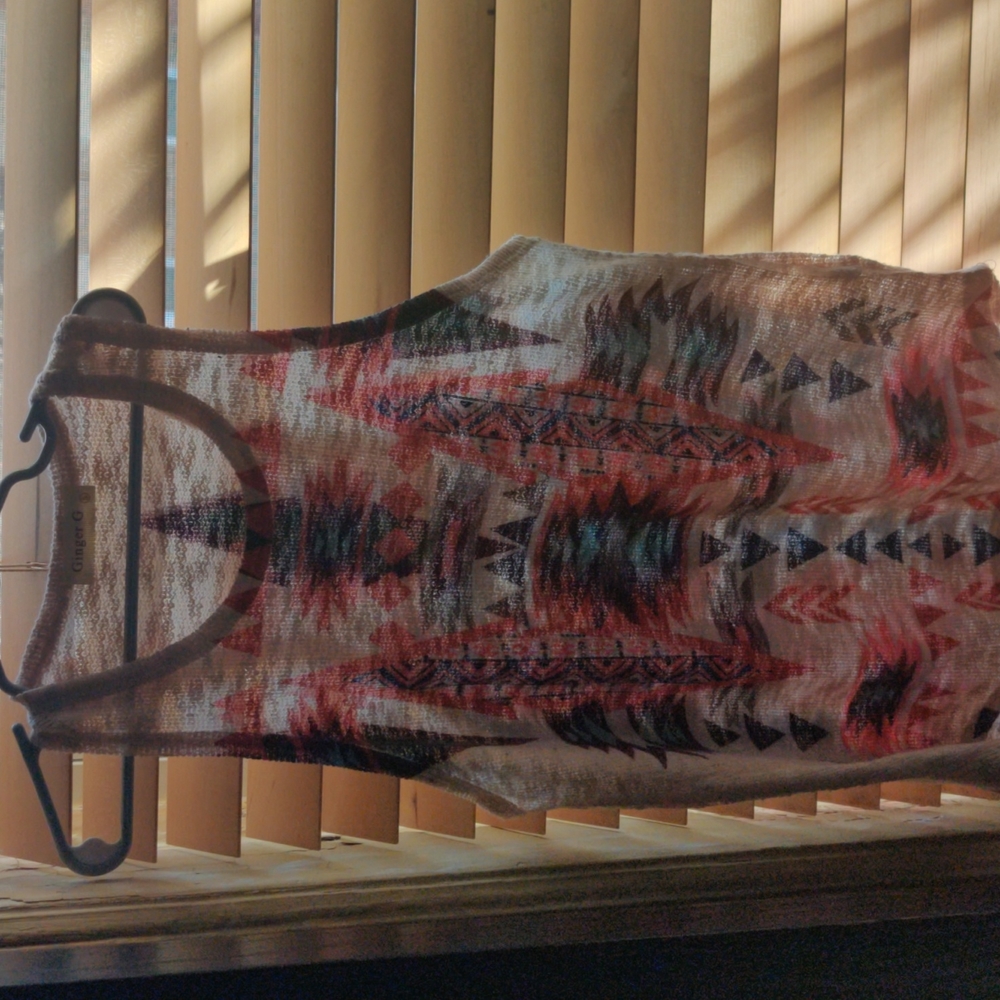 Aztec print Tank top - Picture 3 of 7